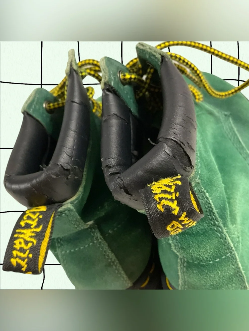 Dr. Martens 939 Ben Boots Dr Green/Black Sole with Yellow Tint Women's Size 6